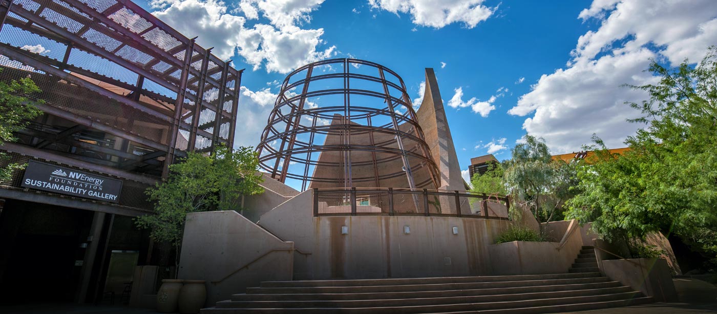 Exterior of the NV Energy Foundation Sustainability Gallery and Desert Living Center